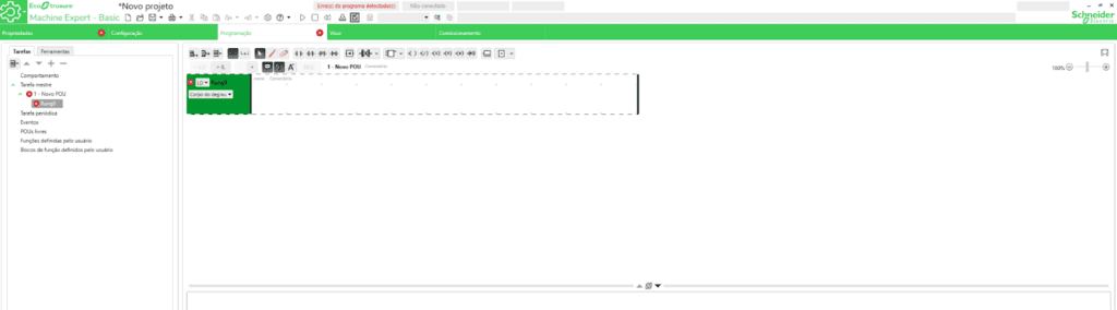 Machine expert basic iniciado no windows 10.