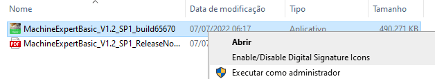 Machine expert basic dentro do ambiente windows.