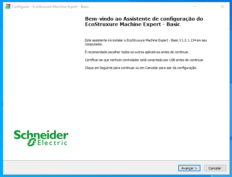 Assintente de configuração