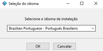 escolha do idioma do factiry io