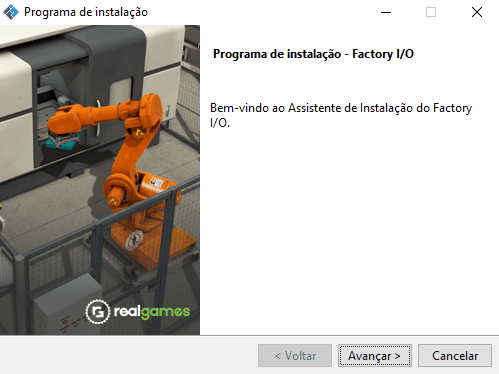 programa de instalação do factory io