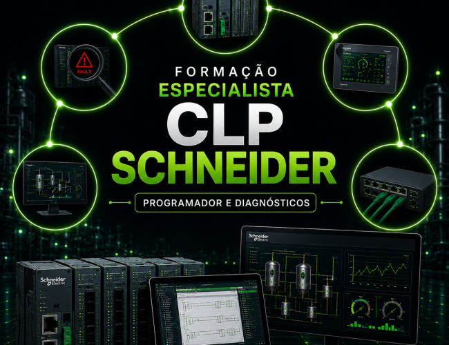Pacote Formação Especialista Programador Diagnósticos e Falhas CLP